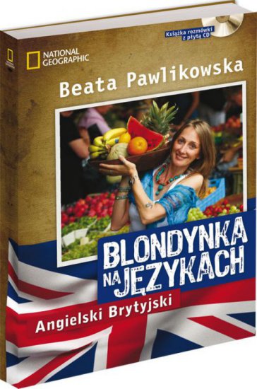 Książka - Blondynka na językach - Angielski Brytyjski - angielski brytyjski.jpg
