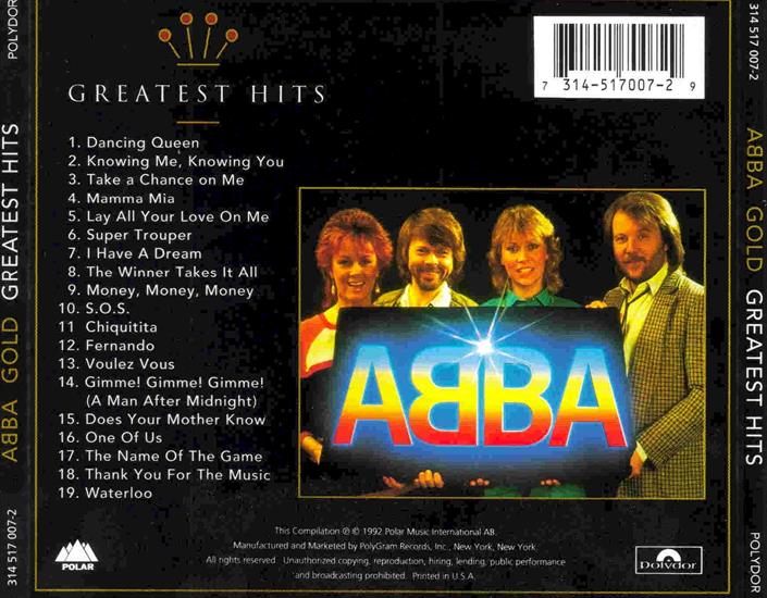 Muzyka okładki - ABBA Gold Greates Hits 2.jpg