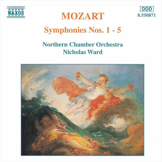 Muzyka poważna - Wolfgang Amadeus Mozart - Symphonies 1-5 1995 Northern Chamber Orchestra.jpg