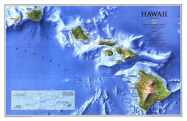 National Geografic - Mapy - USA - Hawaii 1995.jpg