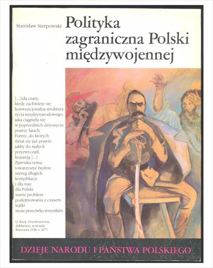 Polityka zagraniczna Polski międzywojennej - Stanisław Sierpowski - wyd. I - 1994 - .JPG